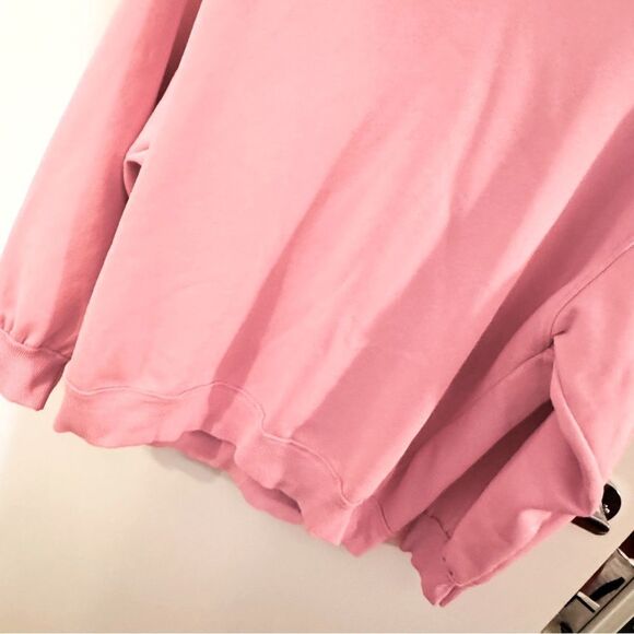 ZARA cotton candy pink oversized sweatshirt - Picture 5 of 5